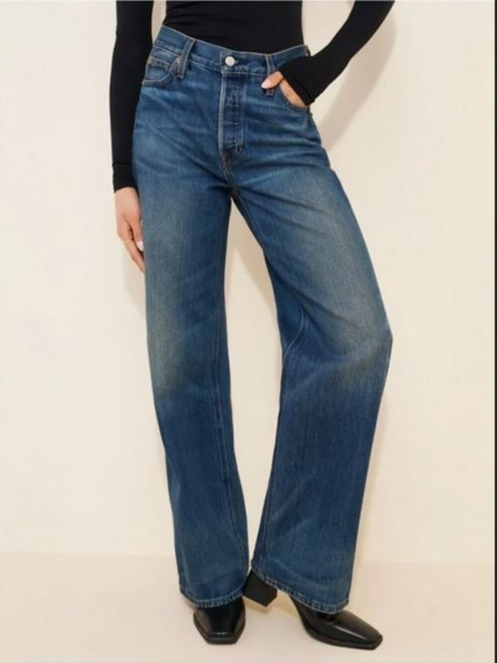 New without Tags Alex Mill "Alek" Relaxed Wide-Leg Jean